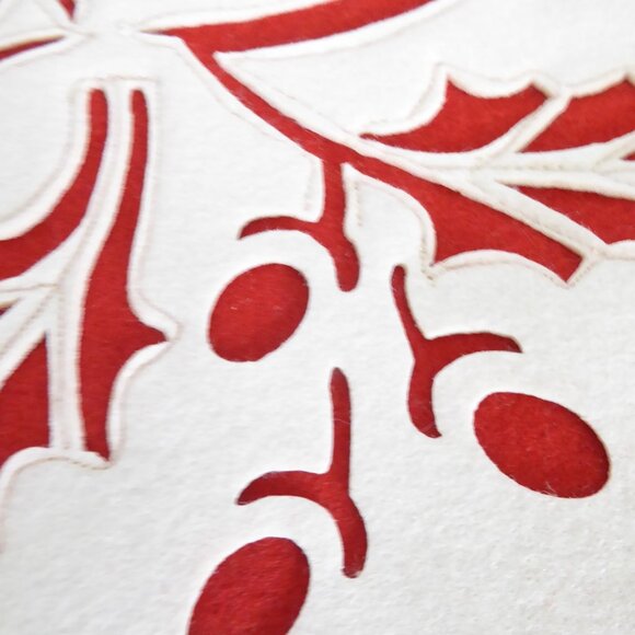 NEW 18.25” FOLK ART OTOMI STYLE EMBROIDERED DOVE CHRISTMAS STOCKING SET OF 4 - Picture 12 of 14